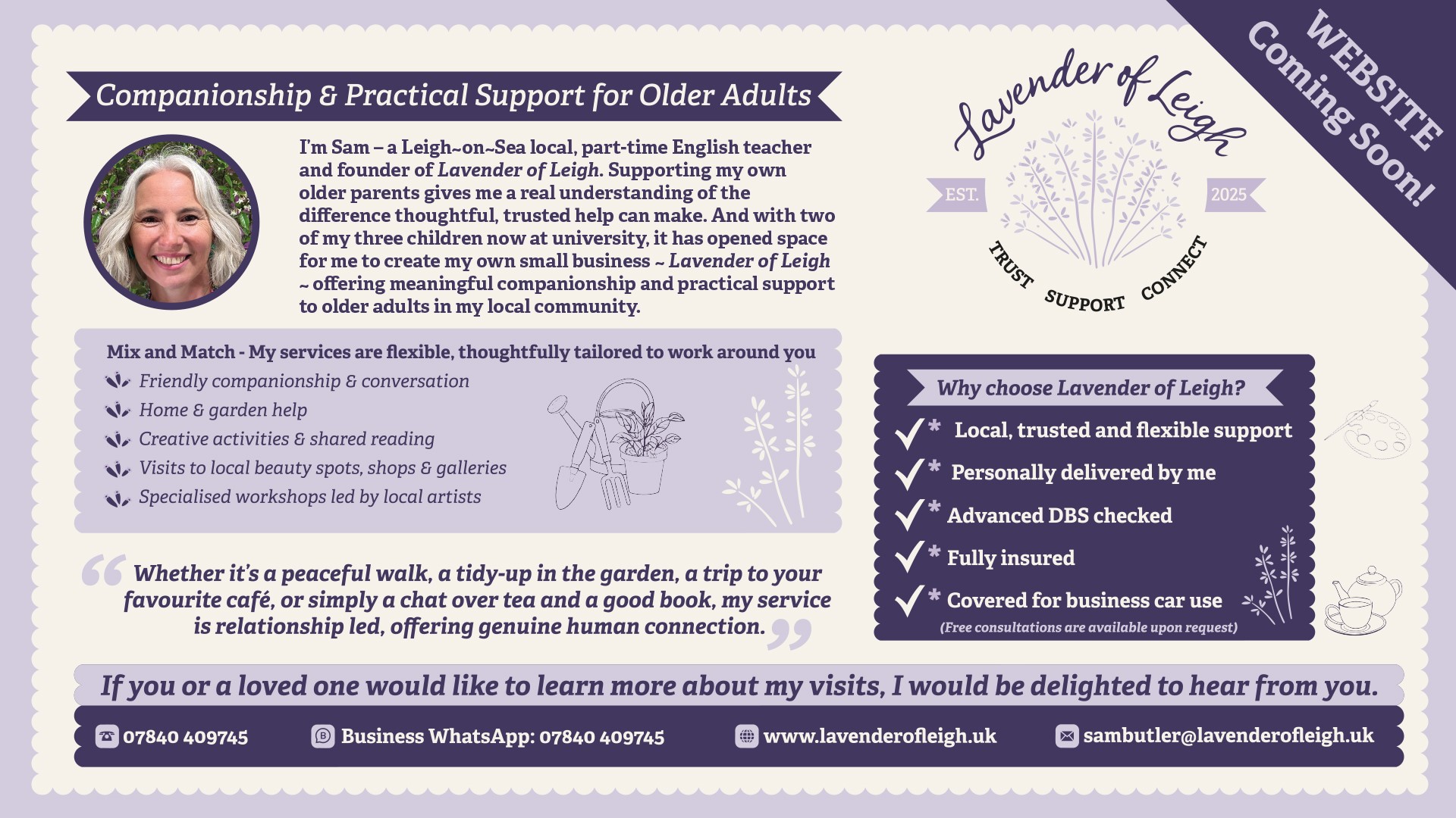 Lavender of Leigh Holding Page